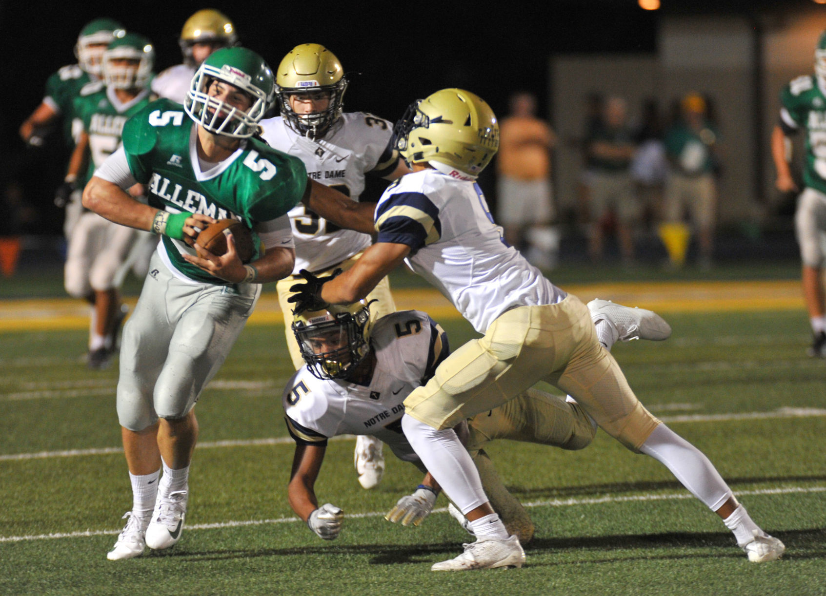 Alleman vs Quincy Notre Dame football
